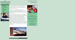Desktop Screenshot of donleyfoundation.org
